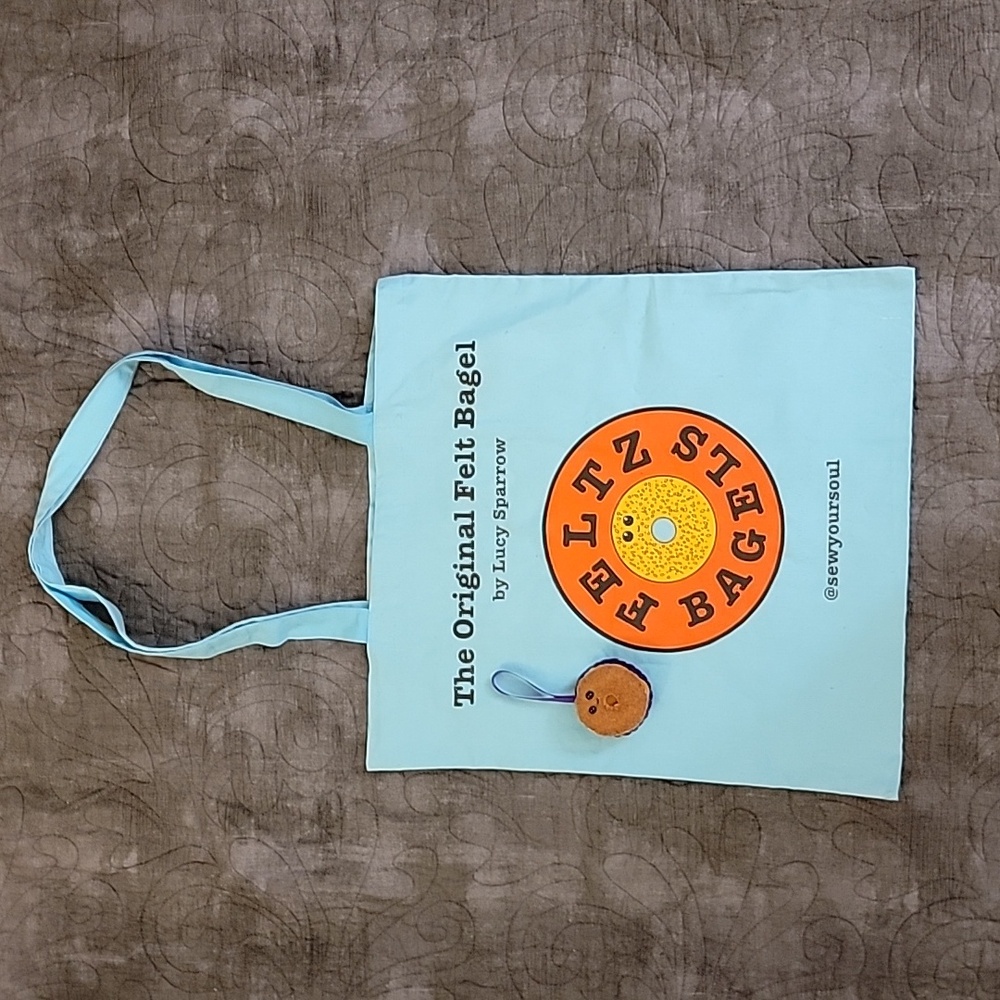 Lucy Sparrow Feltz Bagels / Sew Your Soul